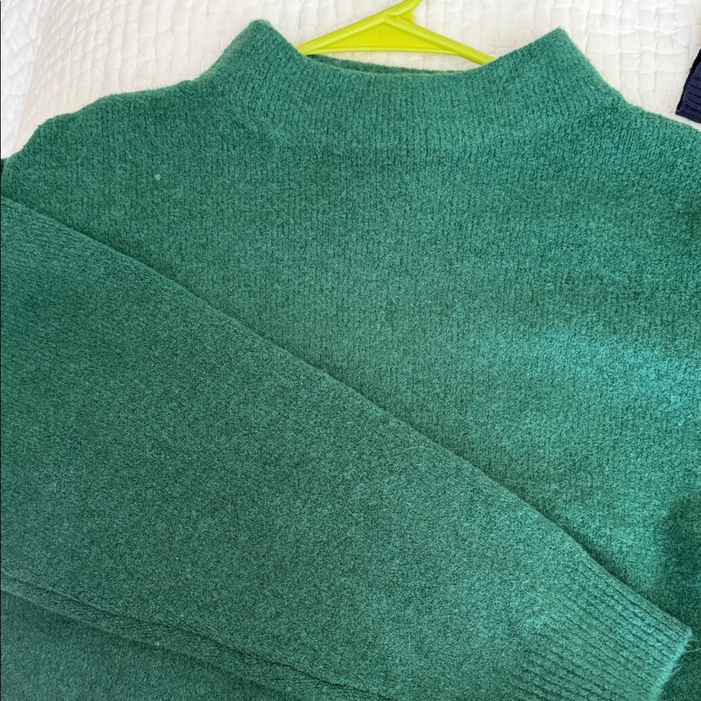 NWT Green Mango Mock Neck Sweater